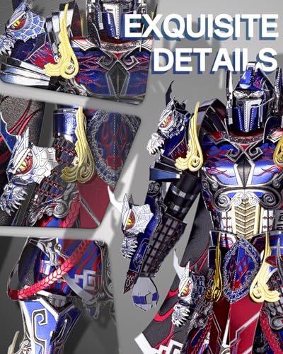 Piececool Puzzle 3D Metal Guerrier Mécanique Titan, Maquette Idéale en Acier Inoxydable 430 pour Adults, Restauration As