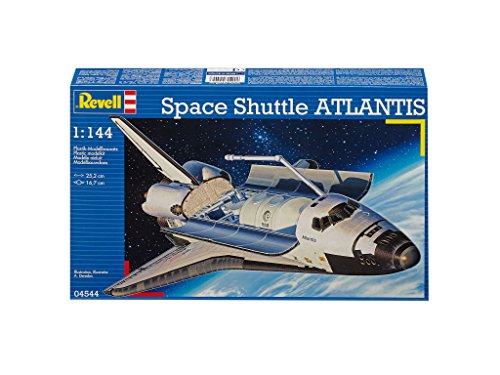 Revell - Space Shuttle Atlantis Maquette 2-Roues | Hobbyistes Enthusiastes | Collections Réalisme Élevé | Échelle 1:144 
