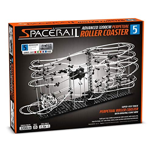CKB LTD Montagnes Russes perpétuelles Niveau 5, Kit de Construction en Marbre Éducatif pour Enfants, Course de Bricolage