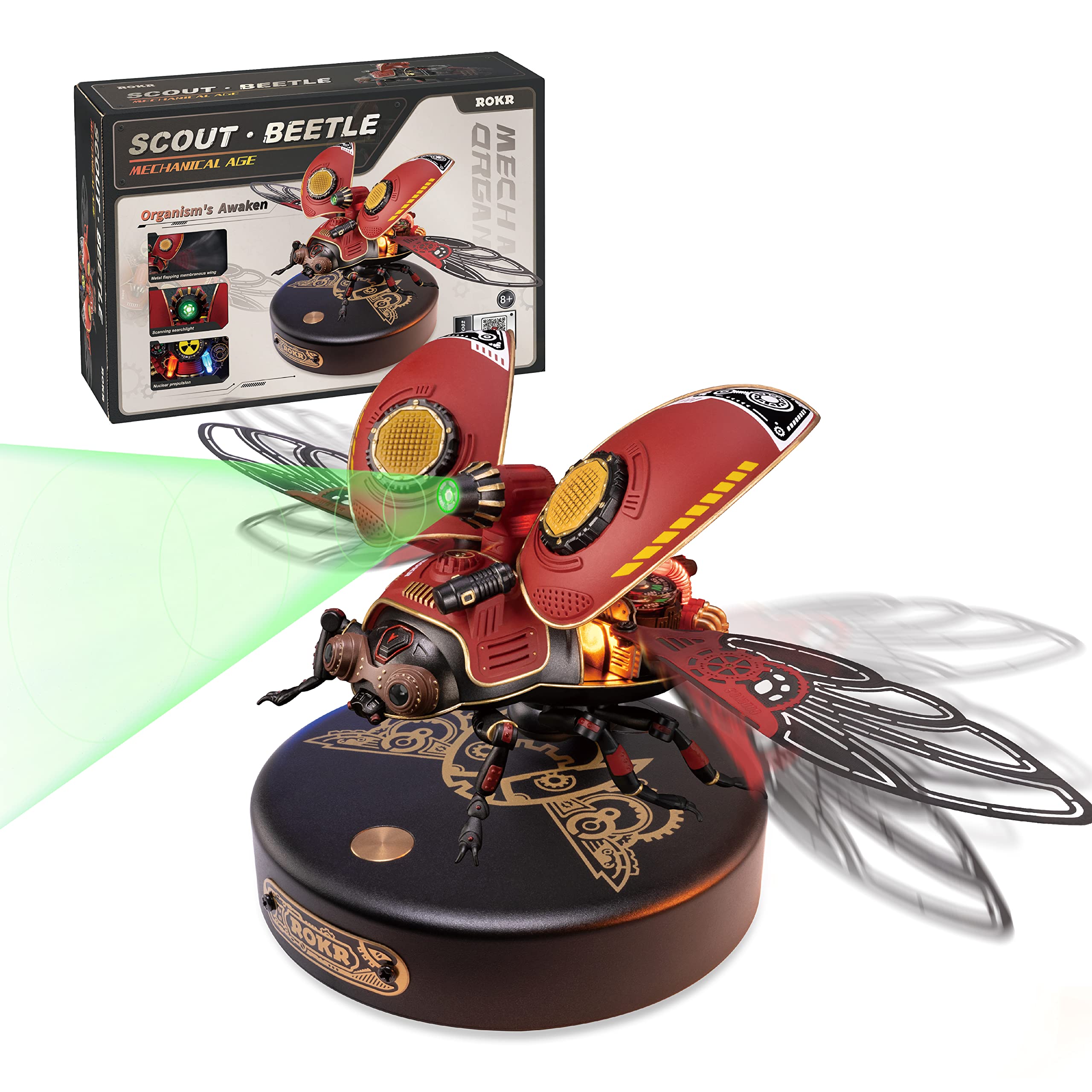ROKR Puzzle 3D Metal Insecte Modélisme Adultes Cadeau Décoration Bureau Maison MI02